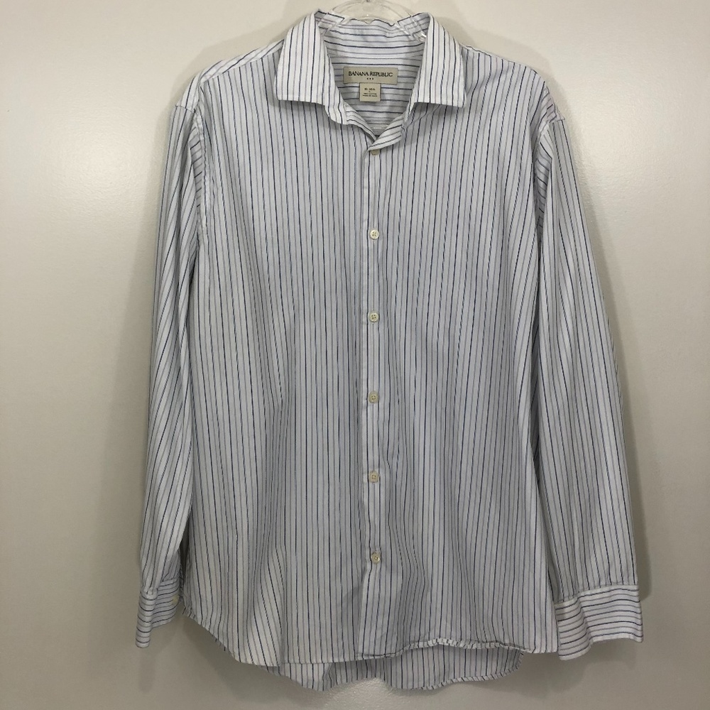 Banana Republic Button Down Dress‎ Shirt L 16-16.5